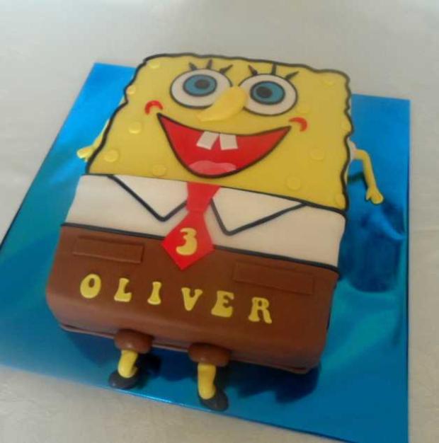 Spongebob, torta, Rozprávkové torty Spongebob, torta, Rozprávkové torty, kacena666, 1