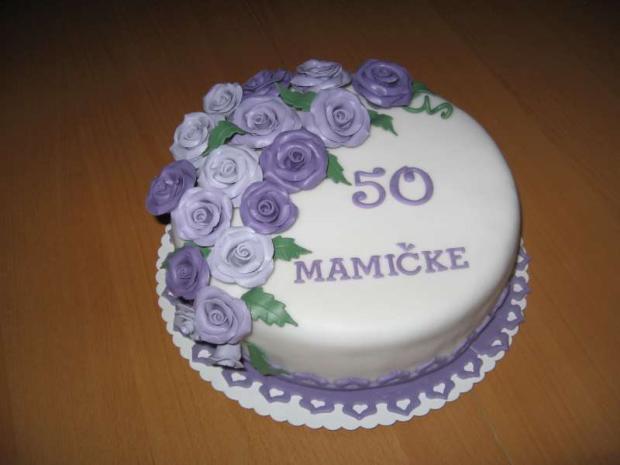 Fialková 50tka, torta, Narodeninové torty Fialková 50tka, torta, Narodeninové torty, Lubka212, 1