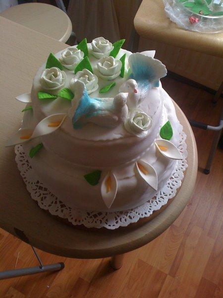 Svadobná s holubkami, torta, Svadobné torty, Etulik, 1
