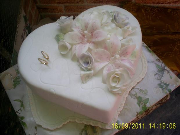 Svadobne srdce, torta, Svadobné torty Svadobne srdce, torta, Svadobné torty, olinockaaa, 1