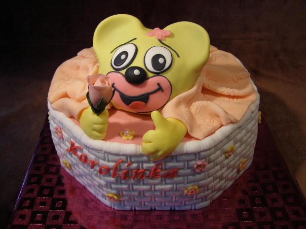 Košík s mackom, torta, Ostané torty pre deti Košík s mackom, torta, Ostané torty pre deti, Miruš 77, 1