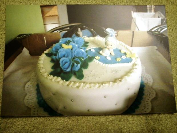 na vnúčikove krstiny, torta, Torty na krstiny, Hanka47, 1