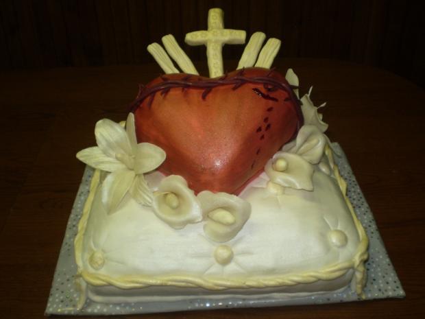 obetny dar na odpustovu slávnosť srdca Ježišovho, torta, Torty na cirkevné sviatky obetny dar na odpustovu slávnosť srdca Ježišovho, torta, Torty na cirkevné sviatky, anka.sp, 1