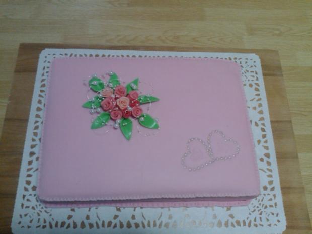 Torta na svadbu ružová, torta, Svadobné torty, Jana Tokárová, 1