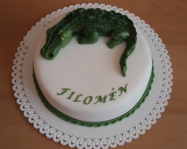 S krokodílom, torta, Torty so zvieratkami S krokodílom, torta, Torty so zvieratkami, malichova, 1
