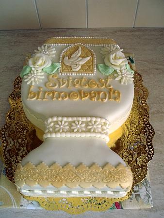 Birmovka 01, torta, Torty na cirkevné sviatky Birmovka 01, torta, Torty na cirkevné sviatky, AlenaM, 1