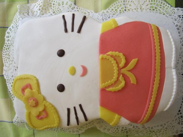 Hello kity, torta, Rozprávkové torty, katkace, 1