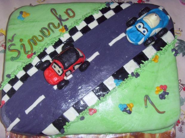 šimonko, torta, Torty autíčka, vláčiky, dominika2, 1