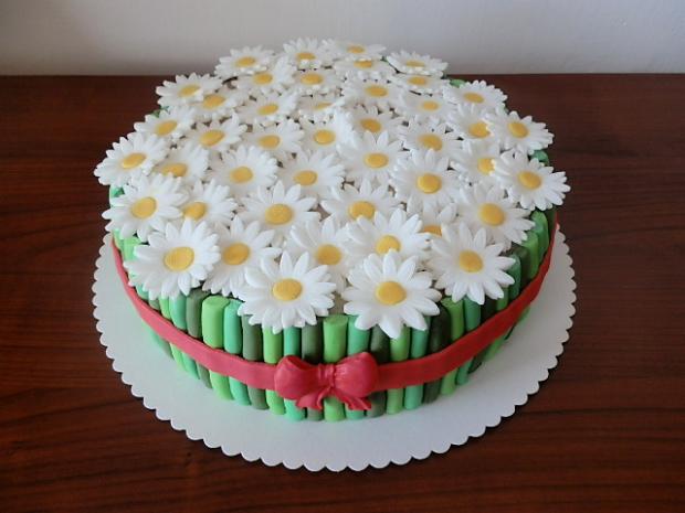 Kytica margarétok, torta, Netradičné torty Kytica margarétok, torta, Netradičné torty, Ildi B., 1