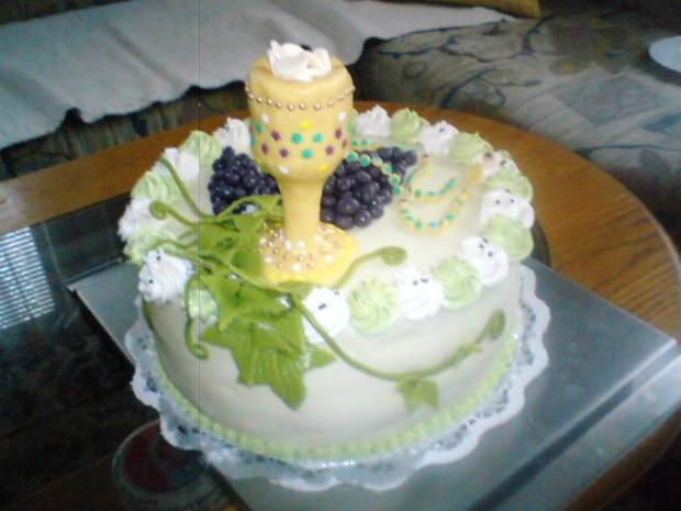 torta na prve svete prijmanie, torta, Torty na cirkevné sviatky torta na prve svete prijmanie, torta, Torty na cirkevné sviatky, sikynova, 1