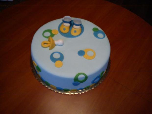 krstiny m-ž-z, torta, Torty na krstiny, Mária Špirková, 1