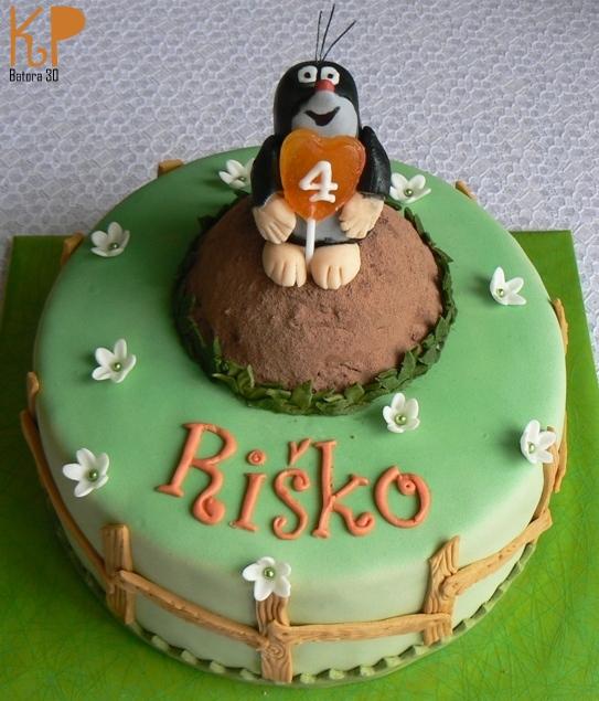 Krtko s lízatkom, torta, Rozprávkové torty Krtko s lízatkom, torta, Rozprávkové torty, batora30, 1