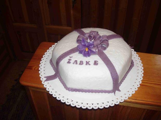 Darček pre Žabku, torta, Narodeninové torty Darček pre Žabku, torta, Narodeninové torty, vanilka 227, 1