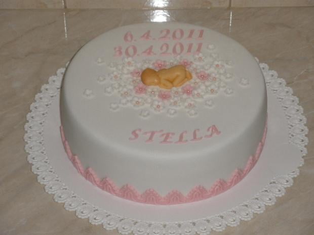 Pre Stellku, torta, Torty na krstiny Pre Stellku, torta, Torty na krstiny, Iveta Barlíková, 1