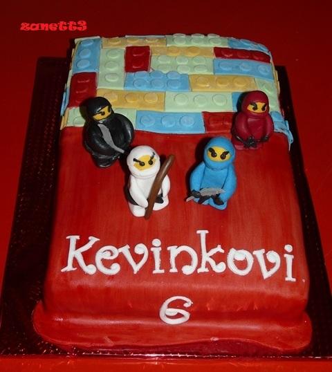 Lego Ninjago, torta, Ostané torty pre deti Lego Ninjago, torta, Ostané torty pre deti, zanett3, 1