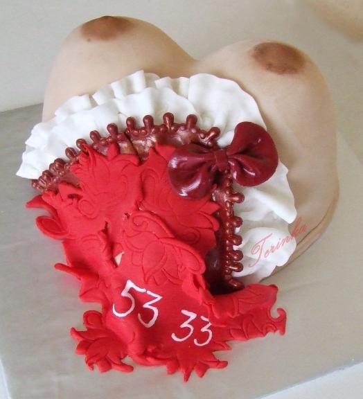 prsia , torta, Narodeninové torty, terinka, 1