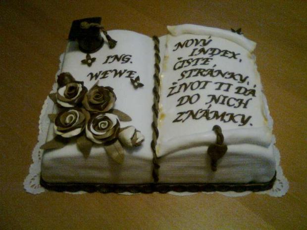 Torta k promóciám, torta, Torty - škola, stužková, Lubka212, 1