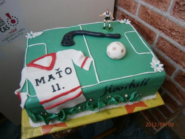 Florballove ihrisko, torta, Športové torty, olinockaaa, 1