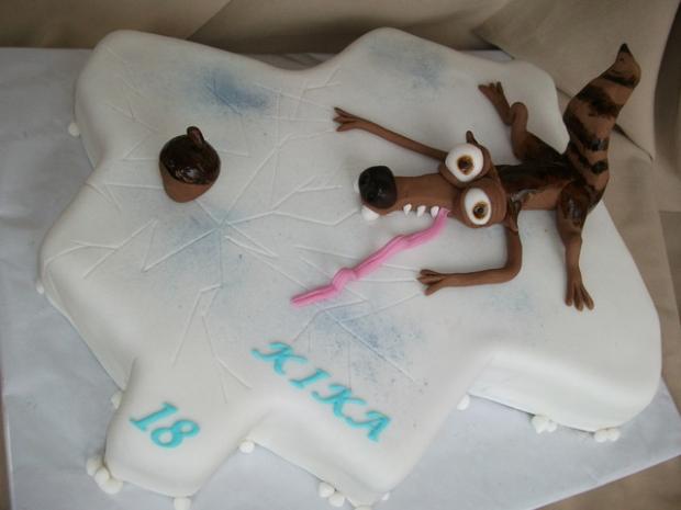 Veverka...z doby ladovej.., torta, Rozprávkové torty Veverka...z doby ladovej.., torta, Rozprávkové torty, Alenik, 1