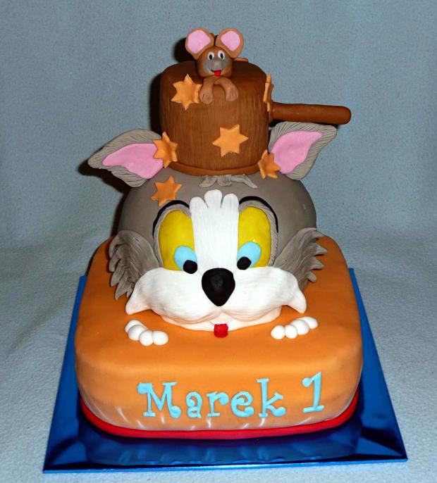 Tom a Jerry 3., torta, Rozprávkové torty Tom a Jerry 3., torta, Rozprávkové torty, ajka7, 1