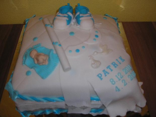 Krstinová(Patrik), torta, Torty na krstiny, Denideni, 1