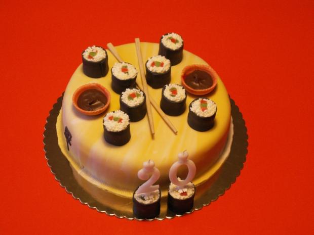 Sushi, torta, Narodeninové torty, alapk, 1