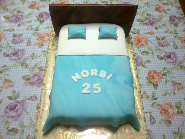 Posteľ, torta, Narodeninové torty Posteľ, torta, Narodeninové torty, tkatka, 1