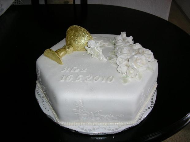 Na prvé sv.prijímanie, torta, Torty na cirkevné sviatky Na prvé sv.prijímanie, torta, Torty na cirkevné sviatky, Evina, 1