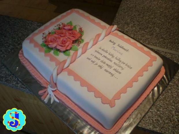 Pre milovníčku básní, torta, Narodeninové torty, Janka.S, 1