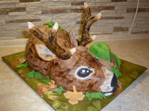 Jelenček z druhej strany, torta, Narodeninové torty, kvanova, 1