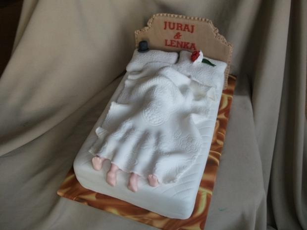 svadobna postel..., torta, Svadobné torty svadobna postel..., torta, Svadobné torty, Alenik, 1