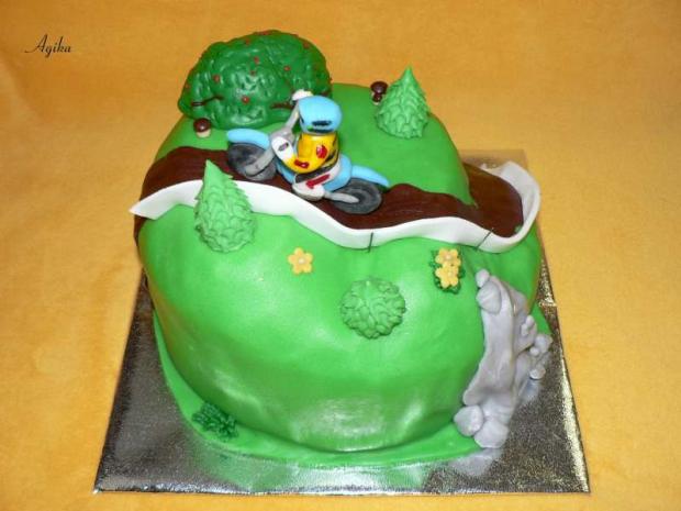 Motocross, torta, Netradičné torty, Agika, 1