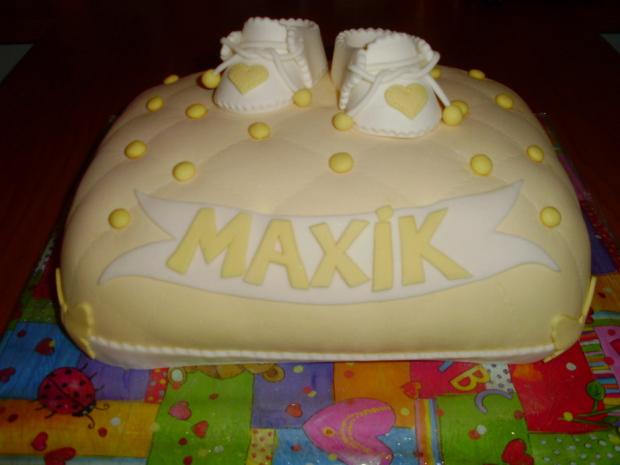 vankúšik pre krsniatko, torta, Torty na krstiny, mona20, 1