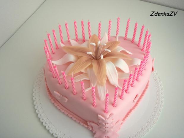 Sdce s 33 sviečkami, torta Sdce s 33 sviečkami, torta, ZdenkaZV, 1