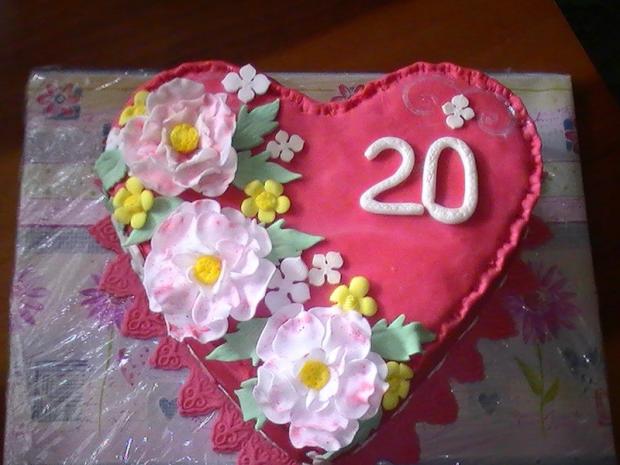 srdiečko s ružami, torta, Narodeninové torty srdiečko s ružami, torta, Narodeninové torty, marlenka 771, 1