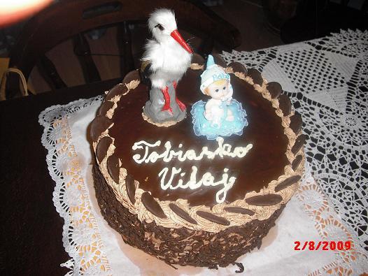 Tobiasko vitaj, torta, Torty na krstiny, paulina2110, 1