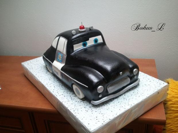 Sheriff, torta, Torty autíčka, vláčiky Sheriff, torta, Torty autíčka, vláčiky, Bohus_L, 1