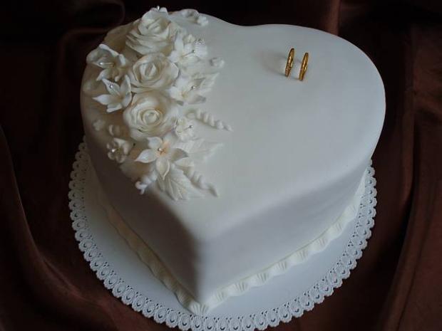 Srdiečko na želanie, torta, Svadobné torty Srdiečko na želanie, torta, Svadobné torty, LHOLLA, 1