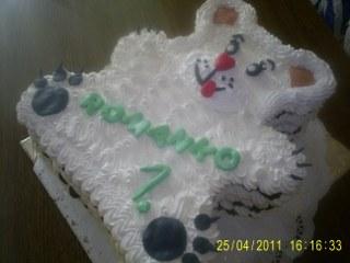 Penovy Macko, torta, Torty so zvieratkami, olinockaaa, 1