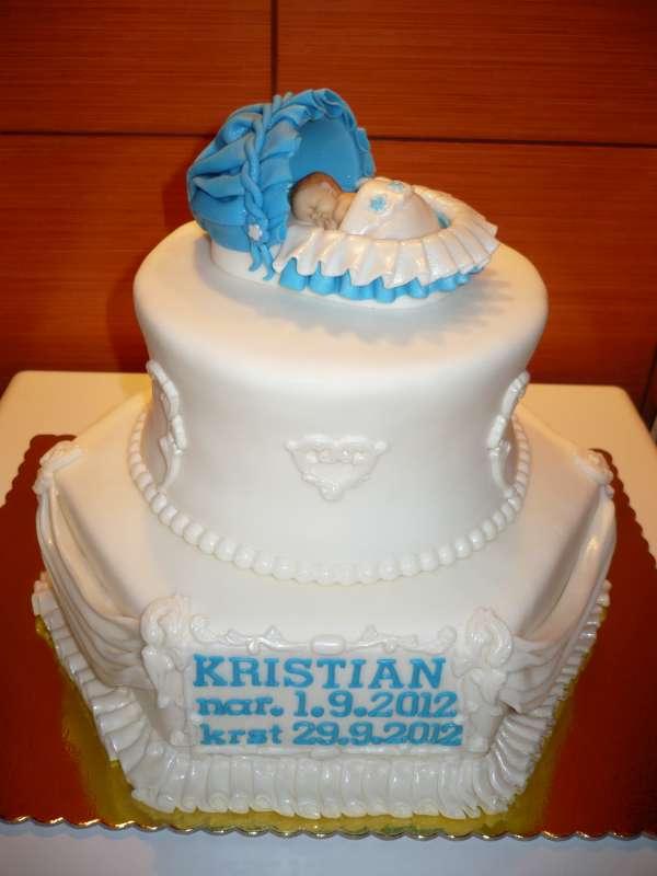 Krstinová Kristián, torta, Torty na krstiny Krstinová Kristián, torta, Torty na krstiny, danielaNT, 1
