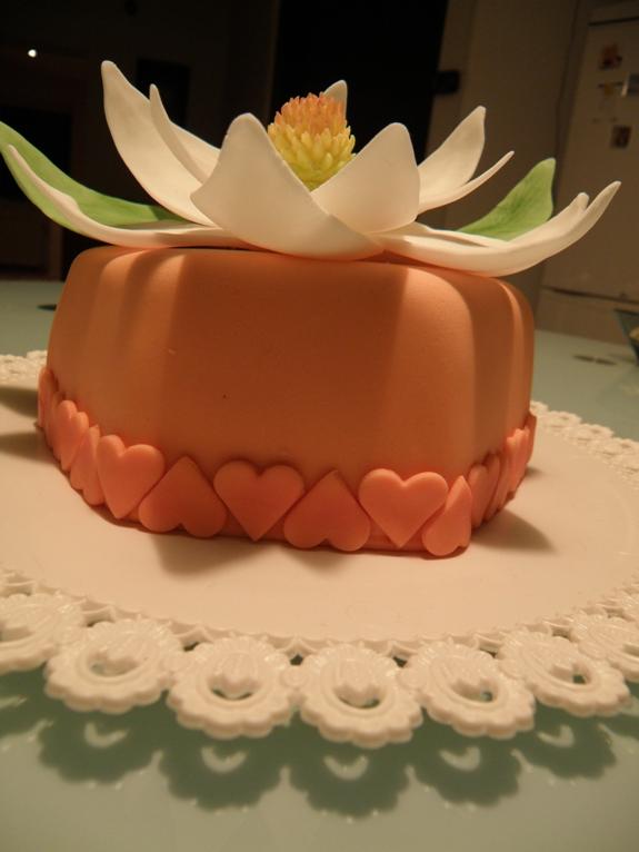 Minitortička s kvietkom, torta, Narodeninové torty, Gagi32, 1