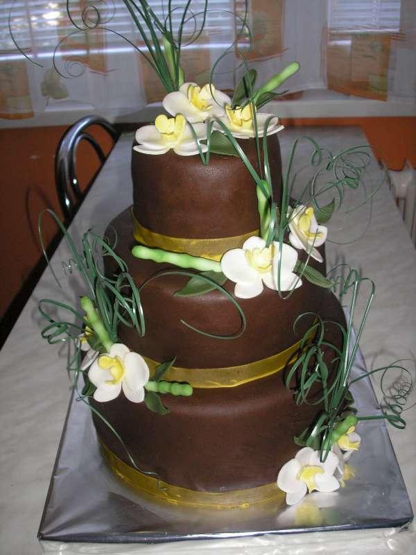 Svadobná  s čokohmotou, torta, Svadobné torty, petra 18, 1