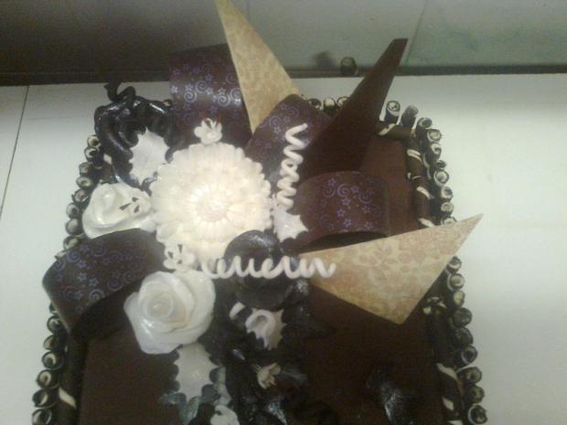 Čokoládová torta na 50-tku, torta, Čokoládové torty, varda, 1