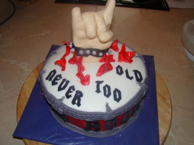 "40"- rockera, torta, Netradičné torty, lslebo, 1