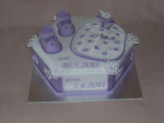 Krst Laura, torta, Torty na krstiny, ZuzkaM, 1
