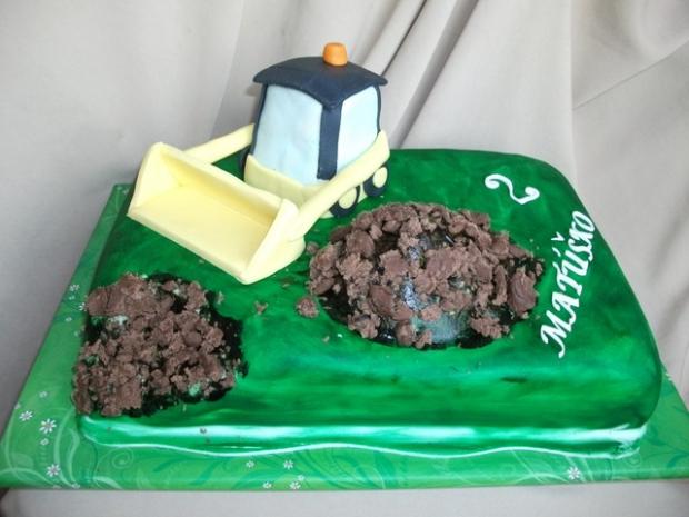Bager, torta, Torty autíčka, vláčiky Bager, torta, Torty autíčka, vláčiky, Alenik, 1