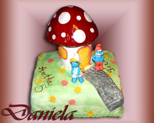 Šmouli, torta, Rozprávkové torty Šmouli, torta, Rozprávkové torty, martinkova.daniela, 1