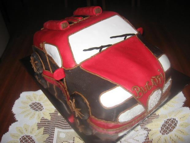 Bugatti, torta, Narodeninové torty, Veronika N., 1