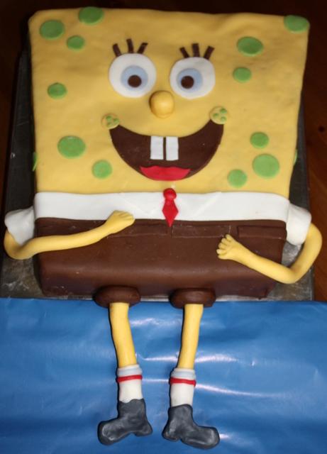 Sponge Bob, torta, Rozprávkové torty, babka Katka, 1