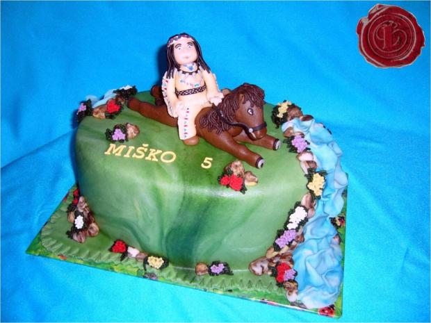 Vinnetou, torta, Rozprávkové torty Vinnetou, torta, Rozprávkové torty, lenkafab, 1